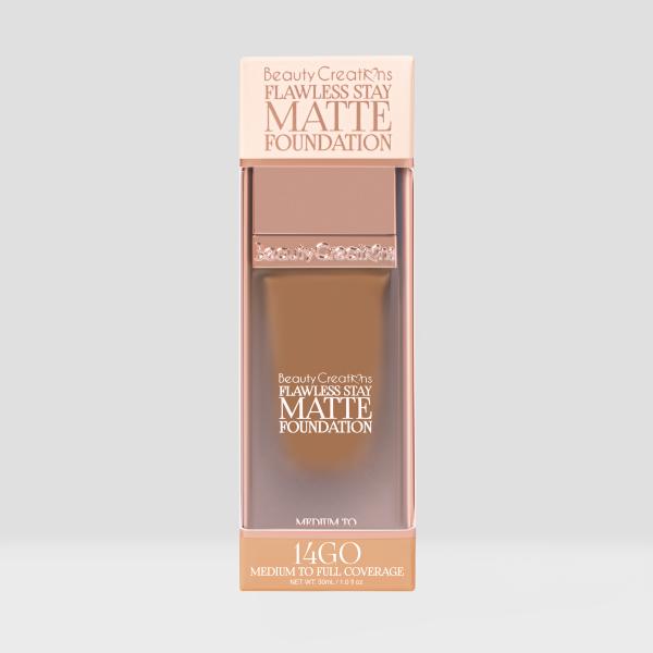 BASE LIQUIDA FLAWLESS STAY MATTE FOUNDATION BEAUTY CREATIONS 30 ML