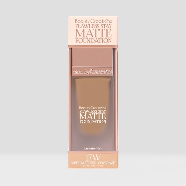 BASE LIQUIDA FLAWLESS STAY MATTE FOUNDATION BEAUTY CREATIONS
