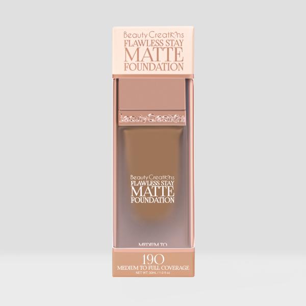 BASE LIQUIDA FLAWLESS STAY MATTE FOUNDATION BEAUTY CREATIONS 30 ML