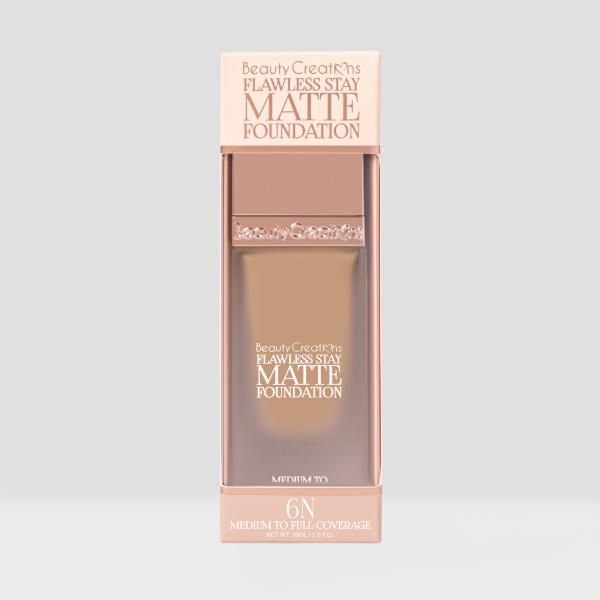 BASE LIQUIDA FLAWLESS STAY MATTE FOUNDATION BEAUTY CREATIONS 30 ML