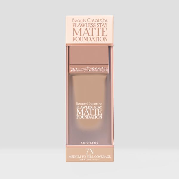 BASE LIQUIDA FLAWLESS STAY MATTE FOUNDATION BEAUTY CREATIONS 30 ML