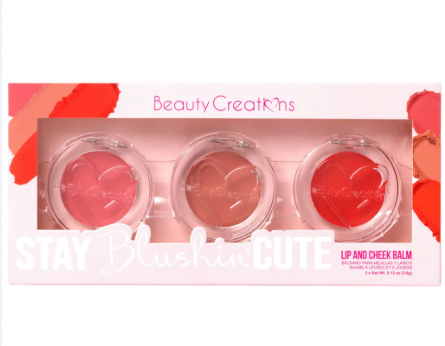 SET DE RUBORES BLUSHIN CUTE BEAUTY CREATIONS 3 PCS